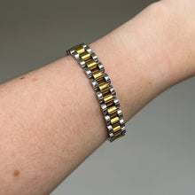 Load image into Gallery viewer, Link Chain Bracelet in Silver and Gold
