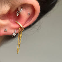 Load image into Gallery viewer, Double Chain Ear Cuff
